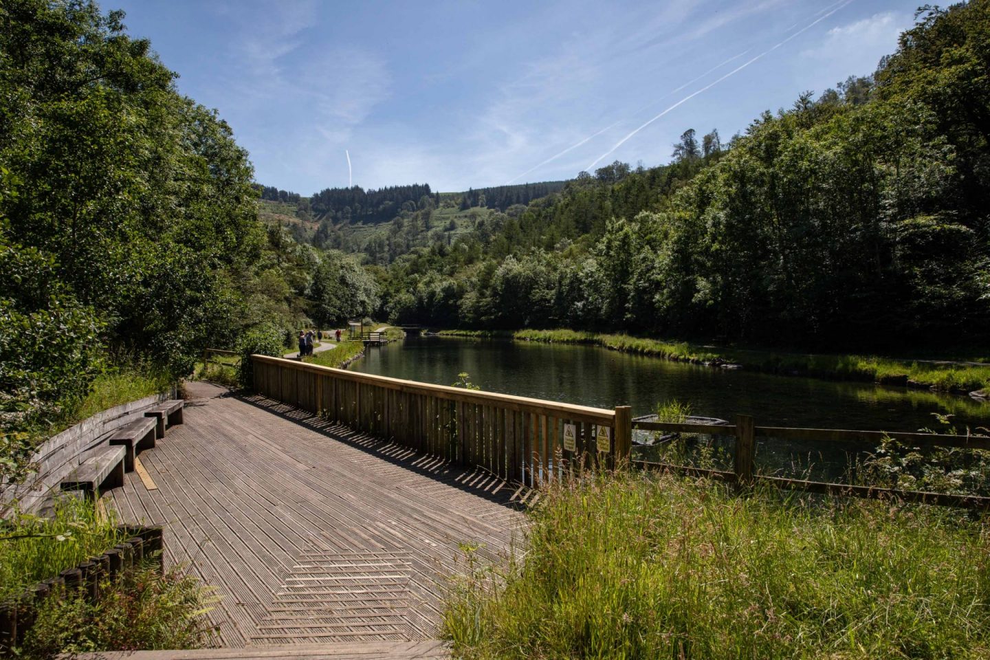 Lake at Cwmcarn