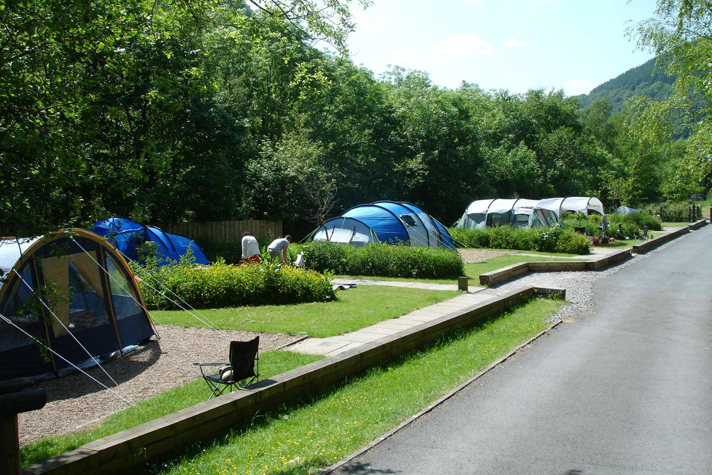 Campsite tents