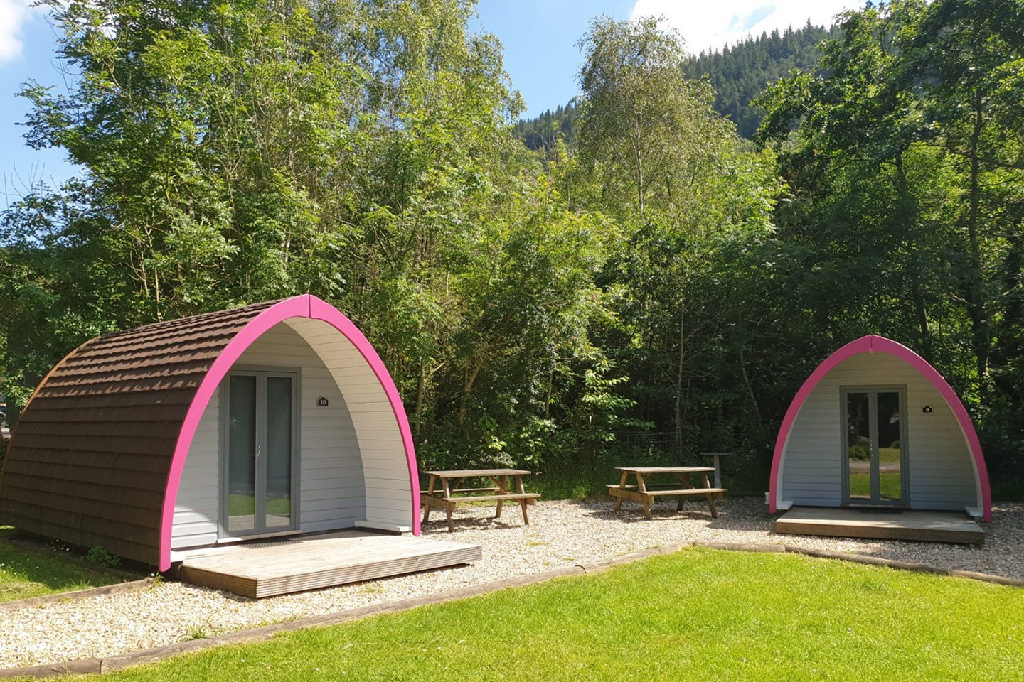 Glamping Pod exterior