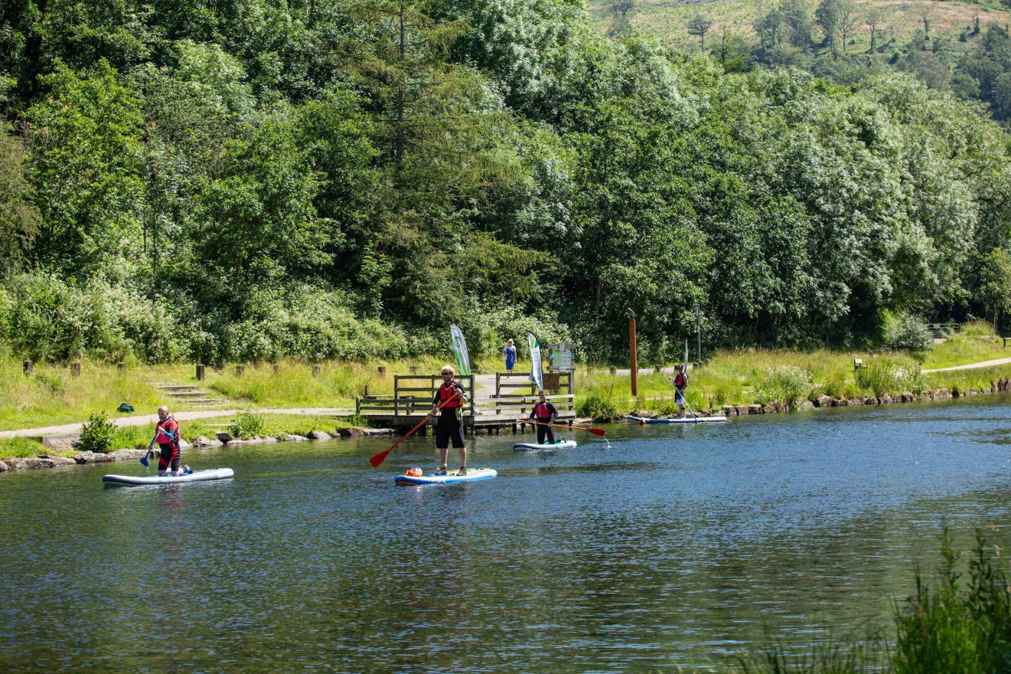 Cwmbran lake kayaking